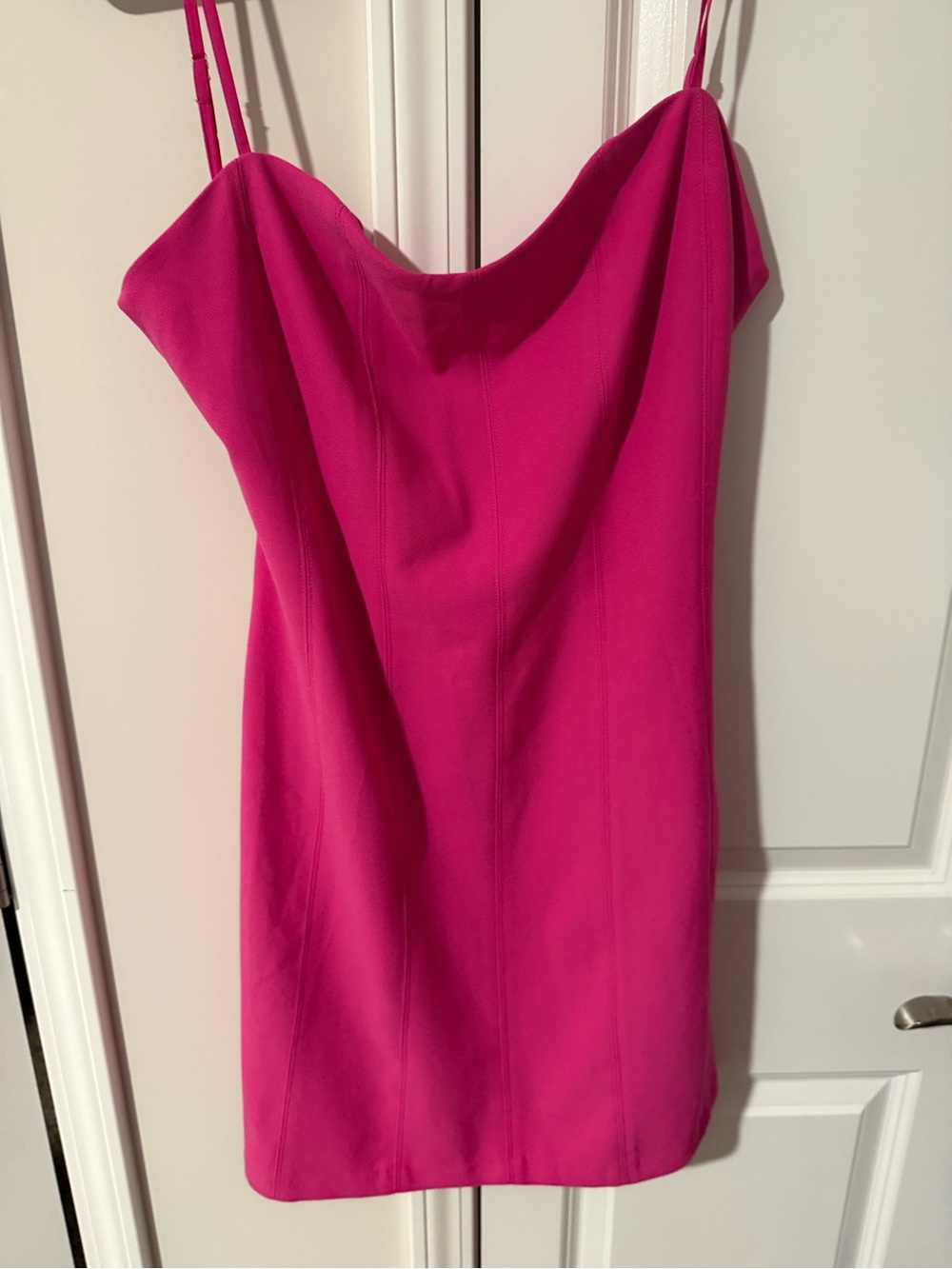 Abercrombie & Fitch Fuchsia Cowl Neck Mini Dress